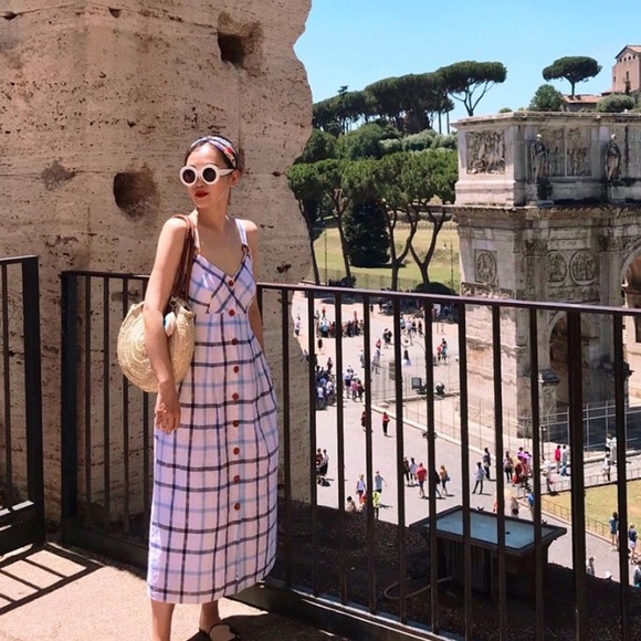 NEW Anthropologie Red Carter Summer Dress - Picture 7 of 9